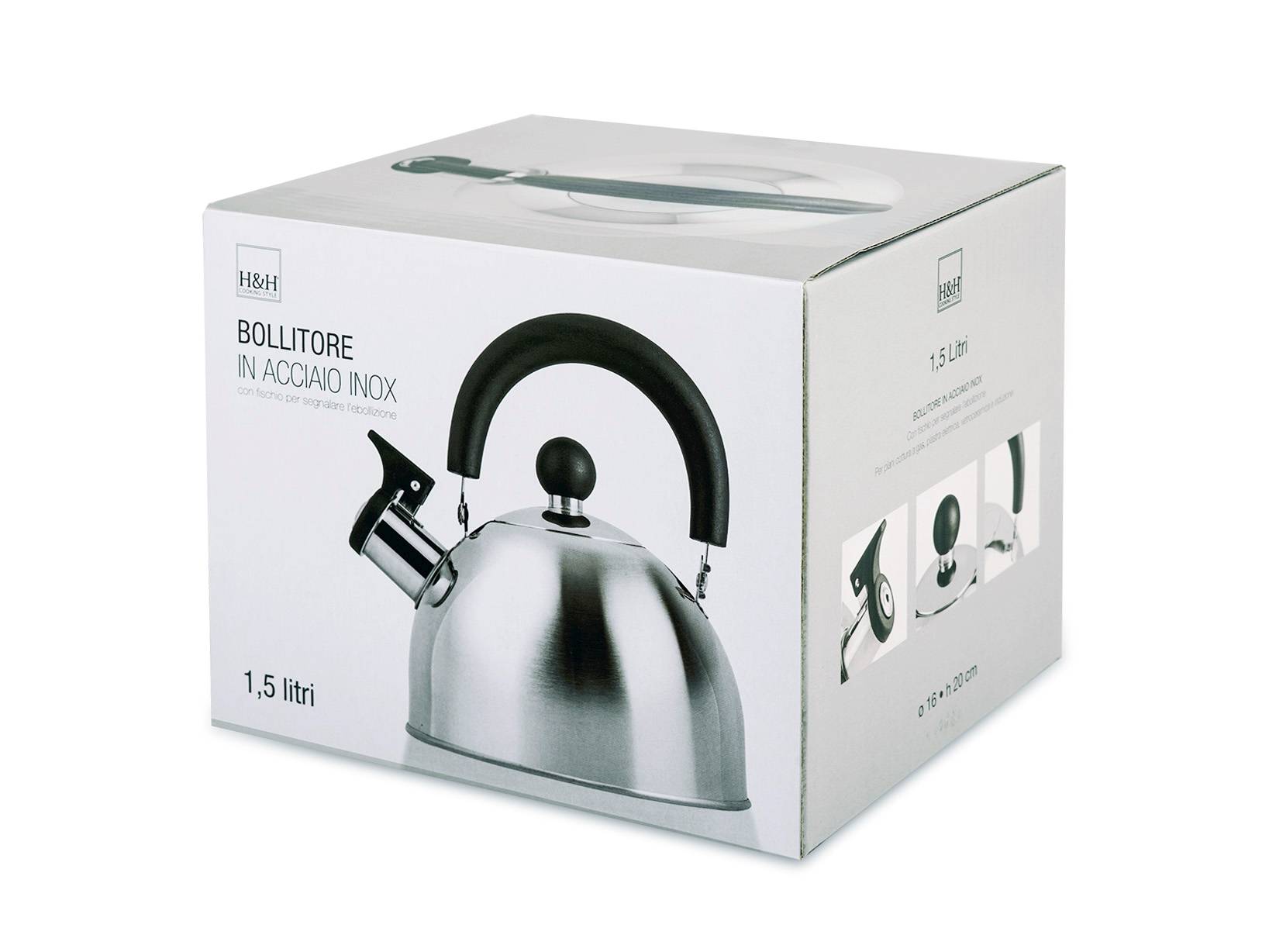 Teiera Fischiettante In Acciaio Inossidabile Extra Large - Foto 10