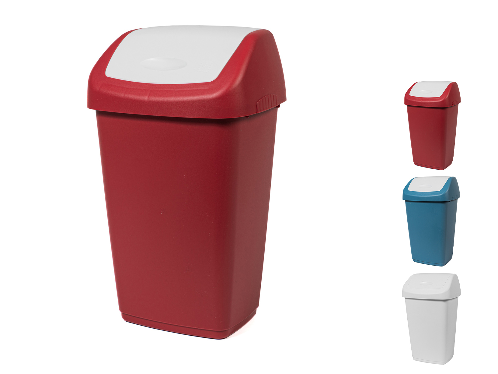 Pattumiera Con Coperchio Basculante - 15 Litri, Colore Giallo, Pratica E Resistente - Foto 8